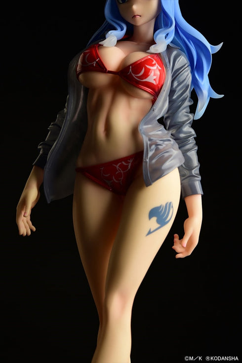 『FAIRY TAIL』ジュビア・ロクサー Gravure Style 赤ビキニ!! 濡れ透けワイシャツSP